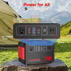 MARBERO Solar Generator 240Wh 300W Portable Power Station - Image 2
