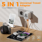 TESSAN Universal Travel Adapter, International Power Adapter - Image 3