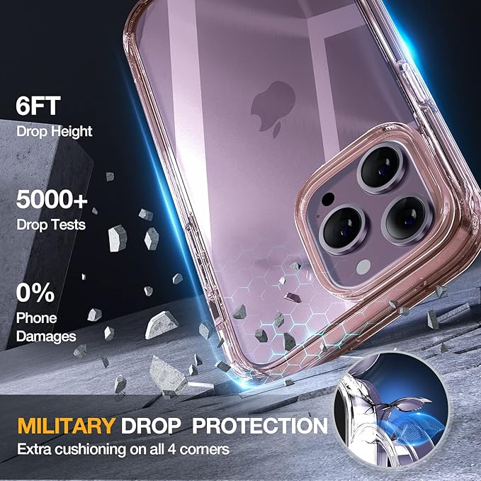 Miracase Glass Series Designed for iPhone 14 Pro Max Case 6.7 Inch, Upgrade - Image 4