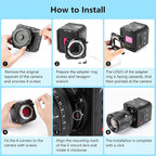 VILTROX E-T10 II Lens Mount Adapter, E Mount Lens to Z-CAM Cinema Cameras - Image 7