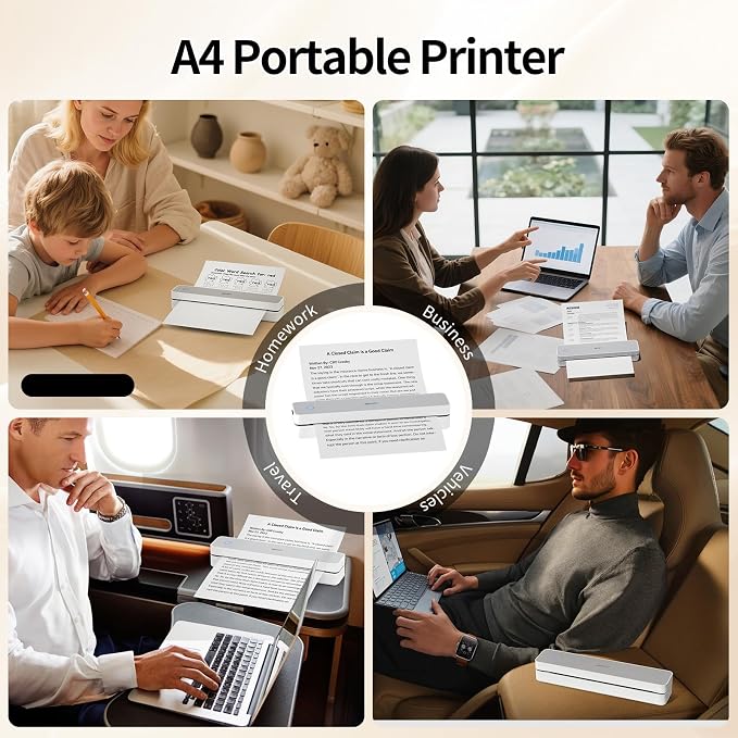iDPRT Portable Thermal Printer, 203DPI Wireless Bluetooth Small Printers - Image 7