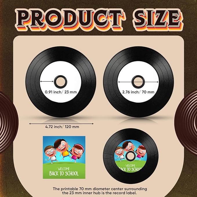 25 Pcs Recordable Blank Media Discs 700MB 80 Minutes 52X - Image 2