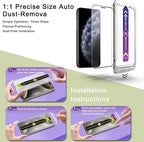 9H Tempered Glass, Full Coverage, Anti-Fingerprint, Auto Dust Removal, - Image 3