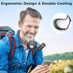 COMLIFE Portable Neck Fan, 5000mAh Rechargeable Battery Powered, 3 Speeds - Image 3