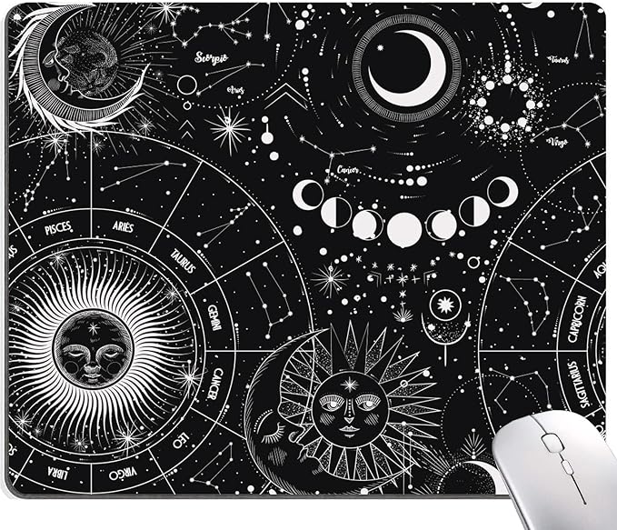 Moon Sun Mouse Pad by DUADELI