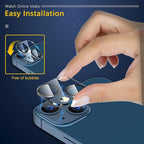 UniqueMe for iPhone 13 / iPhone 13 Mini Camera Lens Protector, Tempered Glass - Image 4
