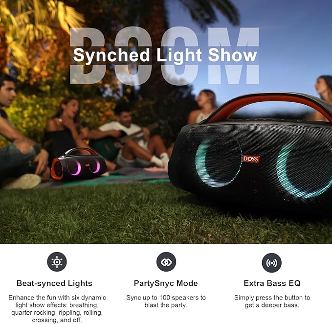 DOSS Extreme Boom+ Outdoor Bluetooth Speaker - Image 5