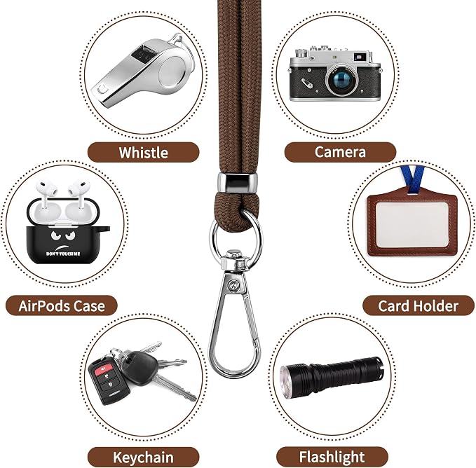 CACOE Phone Lanyard 2 Pcs-2 Pcs Adjustable Neck Strap, Universal Crossbody - Image 4