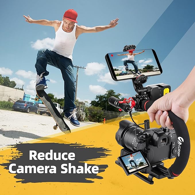 Zeadio Camera Stabilizer, Handle Grip Handheld Stabilizer - Image 5