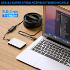 USB 3.0 Active Extension Cable 75 Feet, Long USB Type-A Male to Female Extender - Image 5