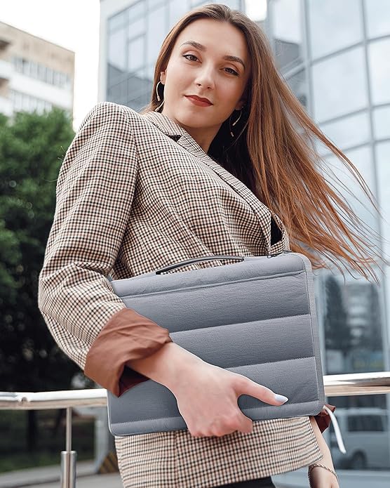 Laptop Case, Sleeve with Handle 360° Protectivie Puffy Laptop Sleeve Compatible - Image 6