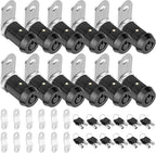 PTEROMY 12 Pack Cabinet Lock by PTEROMY