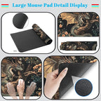 Desk Mat Cute Enchanted Forest Dragon Kawaii Mouse Pad XXL Large Extended - Image 4