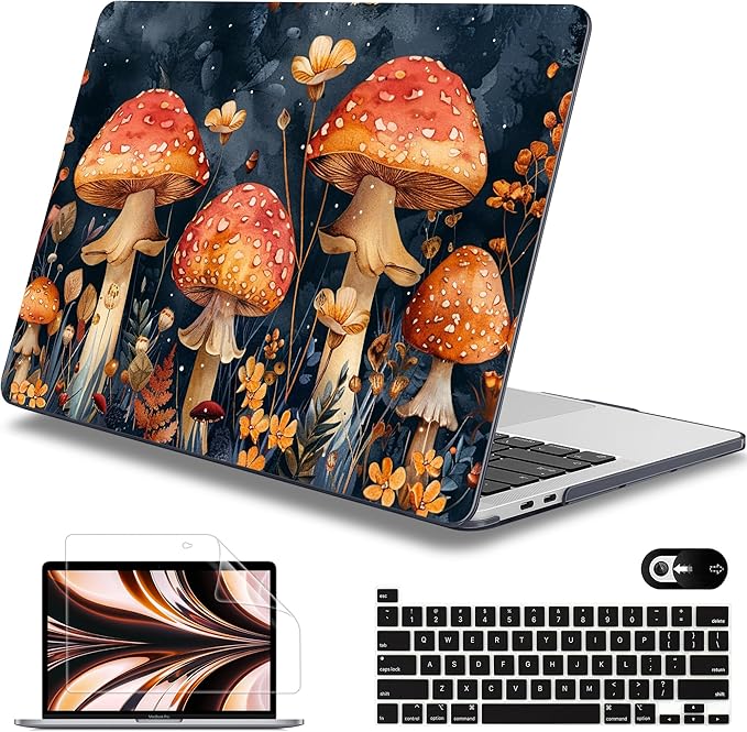 Mektron for MacBook Pro 13-inch Case 2022 2021 2020 Release A2338 M2 M1 A2289 by Mektron