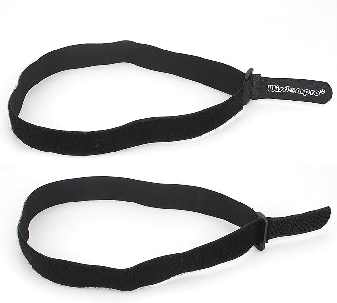 12 Pack 1 x 24 Inches Hook and Loop Reusable Fastening Cable Tie Down Straps by - Image 2
