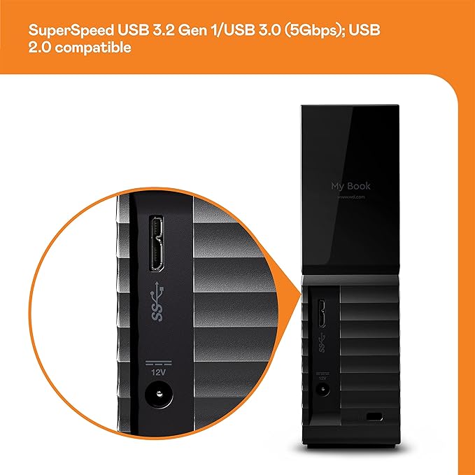 WD 26TB My Book Desktop External Hard Drive, USB 3.0, External HDD - Image 2