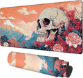 Anime Skull Gaming Mouse Pad 3mm Thick Stitched Edge Waterproof Non-Slip Large by Unknown