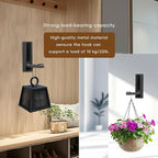 Folding Wall Hooks, 4 Pack Rustproof Zinc Alloy Folding Coat Hooks, Heavy Duty - Image 5