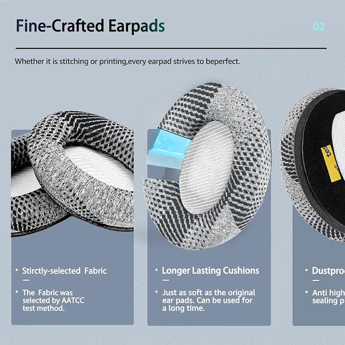Cooling-Gel QuietComfort 35 / QC35 ii Replacement Ear Pads - Image 4