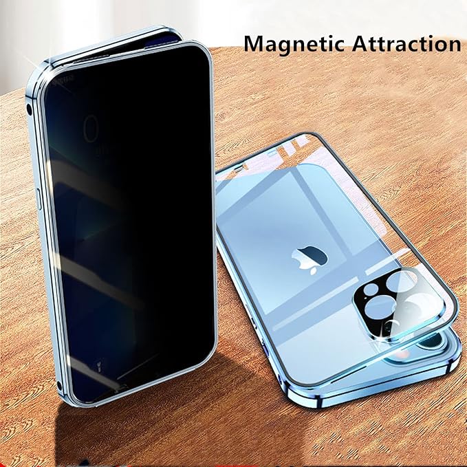 Jonwelsy Anti Peeping Case for iPhone 13 Pro Max, 360 Degree Protection Cover - Image 4