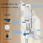 Mini Selfie Stick Tripod, Extendable Grip Phone Tripod - Image 3