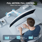 ARES WING Ultrawide Single Monitor Arm, Heavy Duty Monitor Mount - Image 5