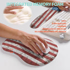2-in-1 Ergonomic Set, Wave Rise Keyboard Wrist Rest and Massage Bulge Slope - Image 4