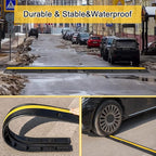 CXRCY Cable Protector Ramp 4 Pack of 1-Channel Rubber Hose Ramp, 22046Lbs - Image 5