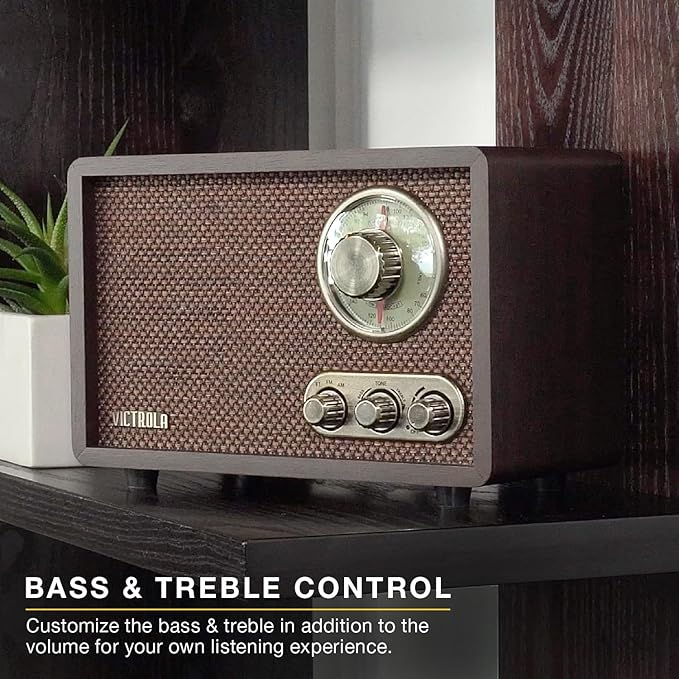 Victrola Willow – Retro Wood Bluetooth Radio - Image 5