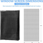 40"x118" Window Screen Mesh, Fiberglass Window Screen, Screen Door Mesh - Image 2