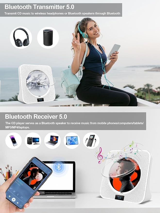 Desktop CD Player Portable - Image 2