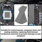 30 Pcs Silicone Thermal Pad, CPU GPU Thermal Conductive Silicone Pads Reusable - Image 7