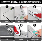Window Screen Door Repair/Replacement Kit, - Image 3