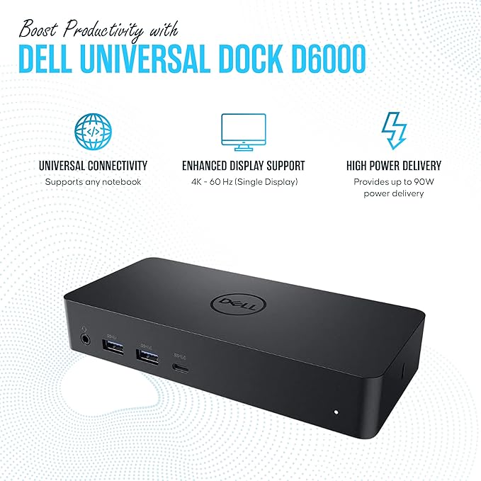 D6000 Dell Docking Station Dual Monitor - Image 3