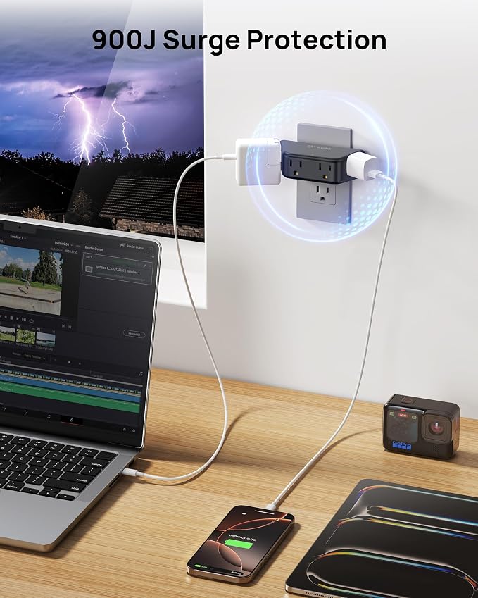 TROND Multi Plug Outlet Extender - Image 5