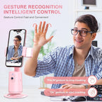 Auto Face Tracking Tripod 360° Rotating Cell Phone Photo and Video Kits Stand - Image 2