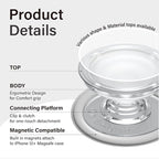 OnTheGrip Cute Natural Seashell Design Round Shape Collapsible Mobile Phone - Image 9