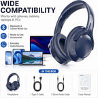 MIDOLA Bluetooth Headphones Over Ear 68H Playtime 6 EQ Wireless Headset - Image 5