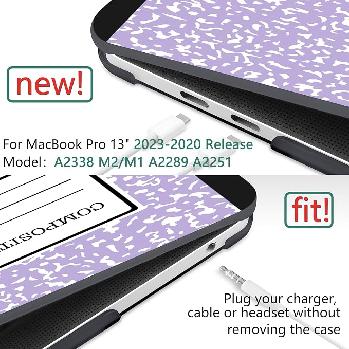 MEEgoodo Case for MacBook Pro 13 inch Case - Image 2