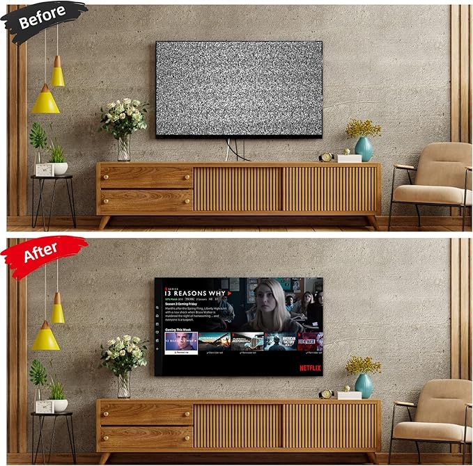 TV Wire Hider Kit for Wall Mount TV, Includes 2 Pass Throughs and Hole Saw - Image 3