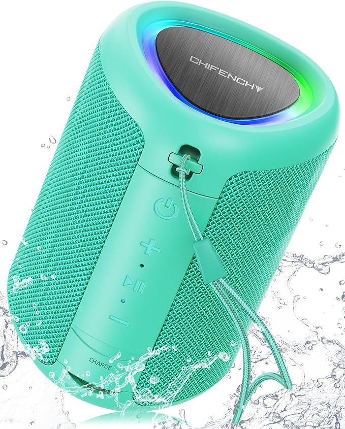 Portable Bluetooth Speaker Beach Essentials: Powerful Crystal Clear by CHIFENCHY