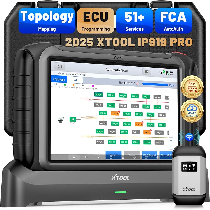 XTOOL IP919 PRO Scan Tool, ECU Programming Car OBD2 Scanner by XTOOL