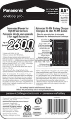 Panasonic Individual Cell Battery Charger | 4 AA Batteries | Ni-MH Rechargeable - Image 2
