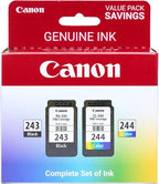 Canon PG-243 / CL-244 Genuine Ink Value Pack, Compatible by Canon