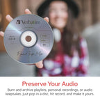 Verbatim Music CD-R 40X 80 Minute 700 MB Blank Recordable Audio Discs 25pk - Image 3
