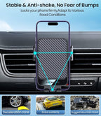 Wireless Car Charger, MOKPR 15W Fast Charging Auto-Clamping Car Mount Universal - Image 6