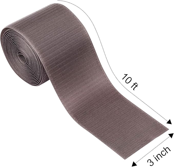 WILLBOND 2 Pack 10 ft x 3 Inch Cable Floor Strip Cable Cover Cords Carpet - Image 2