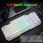 AULA Gaming Keyboard, T102 104 Keys Keyboard and Mouse Combo, USB Wired - Image 2