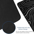Large Gaming Mouse Pad with Stitched Edges, Durable Non-Slip Natural Rubber Base - Image 3