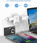 USB Charger Block, TESSAN Wall Plug Adapter - Image 2
